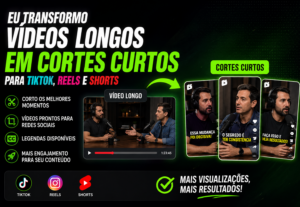 Eu vou criar cortes do seu video que te geraram engajamento