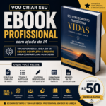 Eu vou criar seu ebook profissional com ajuda de IA