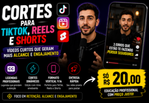 Eu vou criar cortes que aumentam seu engajamento