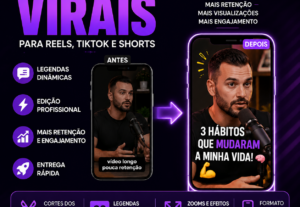 Eu vou fazer cortes virais para suas redes sociais