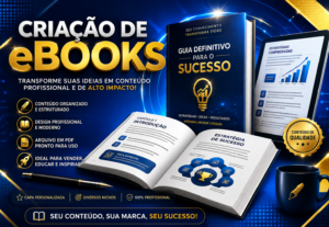 Eu vou Criar eBooks profissionais e personalizados