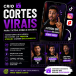 Eu vou criar cortes do seu vídeo que geram alcance