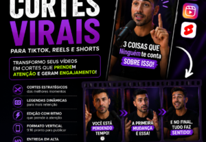 Eu vou criar cortes do seu vídeo que geram alcance