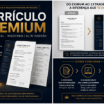 Eu vou fazer seu currículo premium com design executivo