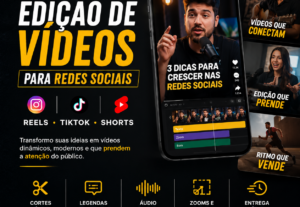 Eu vou Editar seu vídeo em até 24 horas
