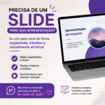 Eu vou montar uma apresentação de slide para você
