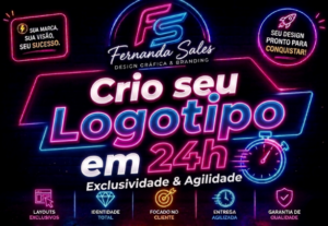 Eu vou criar um logotipo profissional para você