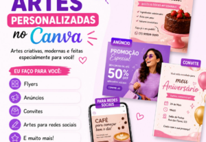 Eu vou Criar artes personalizadas no Canva