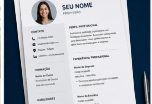 Eu vou criar um currículo profissional para você