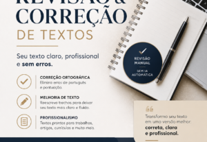 Eu vou criar textos e redações ou apenas corrigí-los