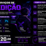 Eu vou editar seus vídeos para YouTube, TikTok e Reels