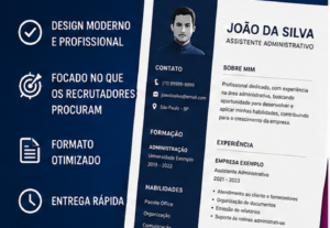Eu vou criar ou melhorar seu currículo profissional