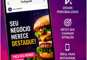 Eu vou criar artes profissionais para Instagram