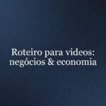 Eu vou escrever 2 roteiros curtos