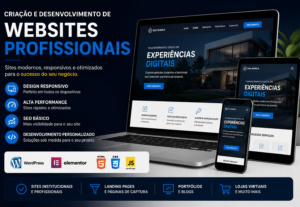 Eu vou criar um website profissional em WordPress.