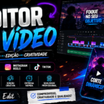 Eu vou editar vídeos curtos com legendas e efeitos