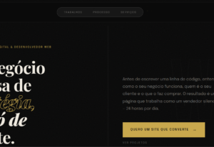 Eu vou criar uma landing page profissional para seu negócio