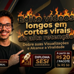 Eu vou editar seus vídeos longos em Shorts / reels virais