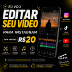 Eu vou editar fotos e vídeos para fazer seu perfil crescer