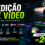 Eu vou editar seus vídeos de forma profissional