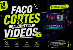 Eu vou Fazer cortes dos seus videos.
