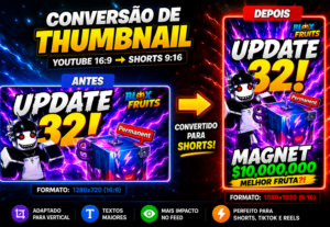 Eu vou Adaptar thumbnail para YouTube Shorts