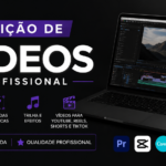 Eu vou Editar seus vídeos com qualidade profissional