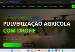 Eu vou criar seu Site Institucional ou Landing Page.