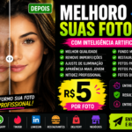 Eu vou melhorar suas fotos com inteligência artificial
