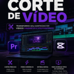 Eu vou Criar cortes de vídeos com capas