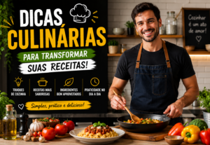 Eu vou ajudar você a preparar receitas mais saborosas