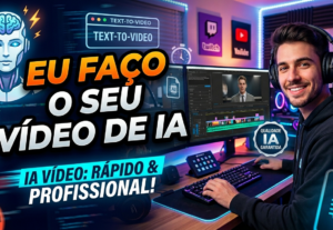 Eu vou Criar vídeos de ia