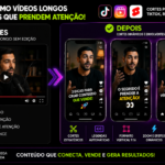 Eu vou criar cortes profissionais para TikTok, Reels e Short...