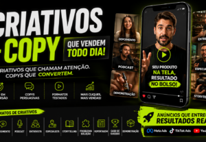 Eu vou criar seus criativos e copy
