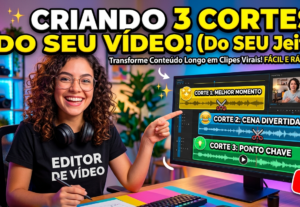 Eu vou fazer cortes de seus videos do jeito que voce quiser