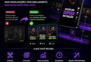 Eu vou Criar cortes no seu vídeo