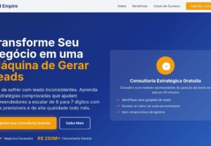 Eu vou fazer uma página de vendas para sua marca.