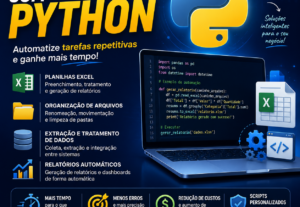 Eu vou automatizar tarefas repetitivas usando Python