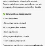 Eu vou fazer redações e textos prontos