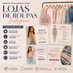 Eu vou criar artes para lojas de roupas e moda