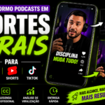 Eu vou Transformar seu podcast em cortes virais para redes