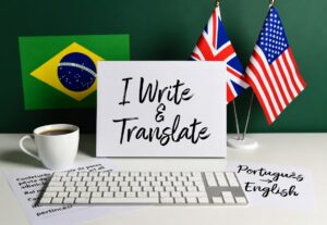 Eu vou Escrever e traduzir textos para você