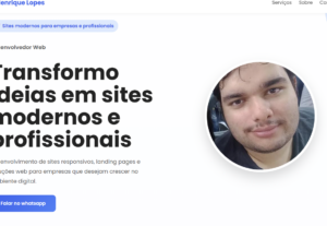 Eu vou fazer sua Landing Page