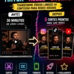 Eu vou Criar cortes para seu Tiktok, Reels e Shorts