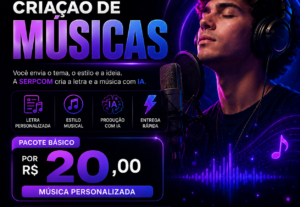 Eu vou criar uma música exclusiva com IA a partir do seu tem...