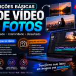 Eu vou Fazer uma edição básica de vídeo ou foto para você