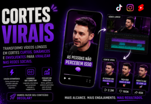 Eu vou criar cortes do seu vídeo para viralizar na internet.