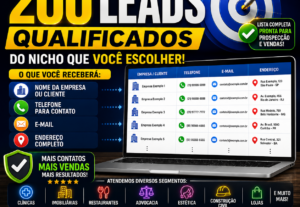 Eu vou Fornecer 200 Leads,Clientespara seu Negócio