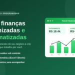 Eu vou organizar suas finanças e criar planilha automática