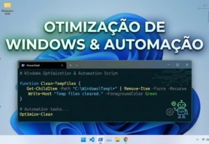 Eu vou otimizar o seu Win e limpar processos em segundo plan...
